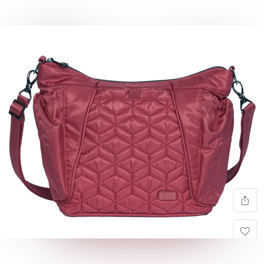 Lug Shuffle Mini SE Crossbody Bag Rosewood Red NWT